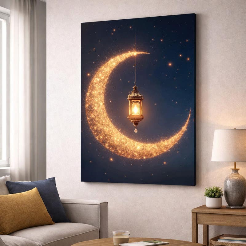 Modern Canvas Tableau, 70x50 cm - Multicolor