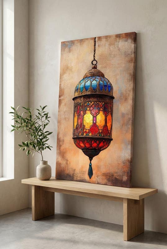 Modern Canvas Tableau, 120x80 cm - Multicolor