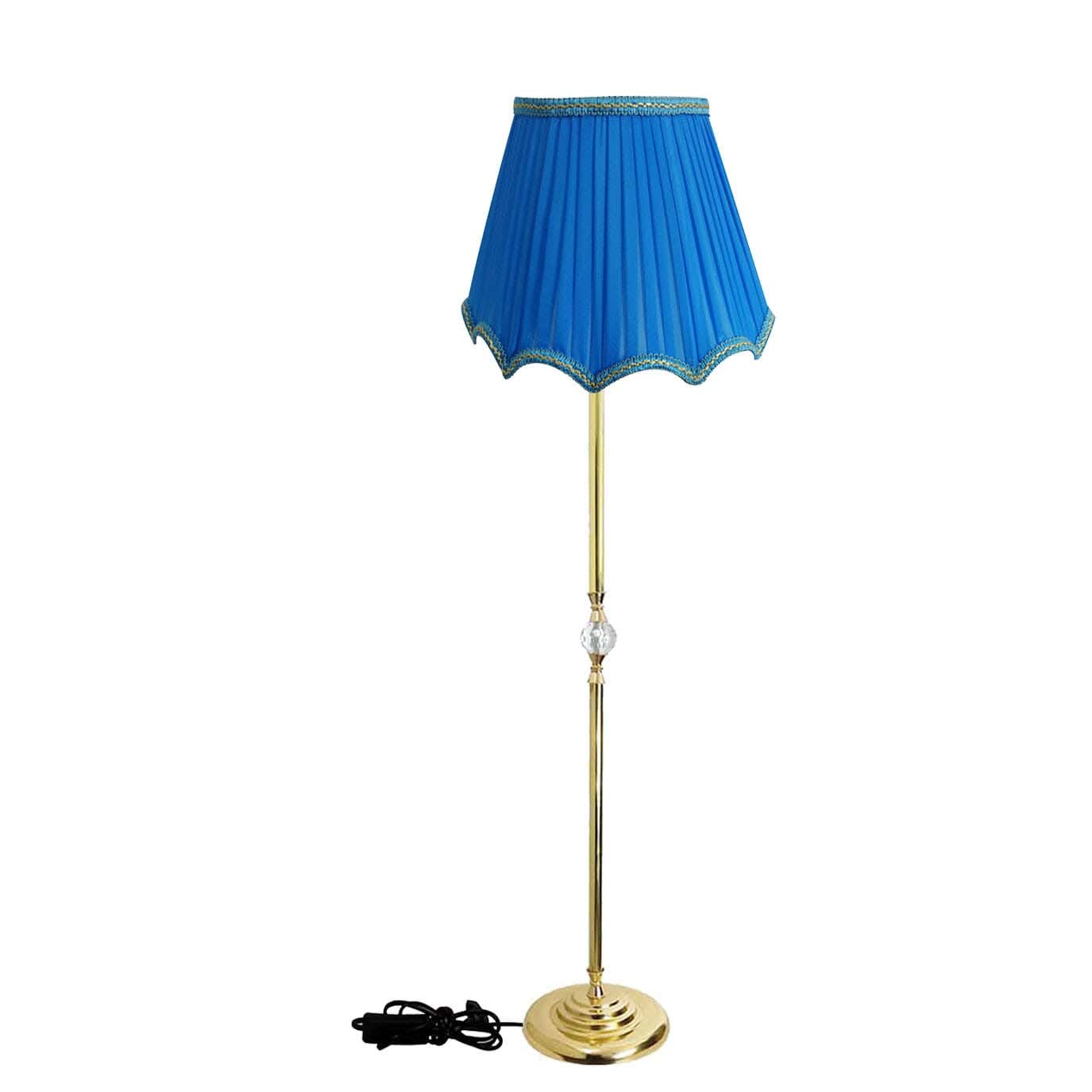 Metal Lambader Led Lighting, 1 Bulb, 150 Cm - Light Blue