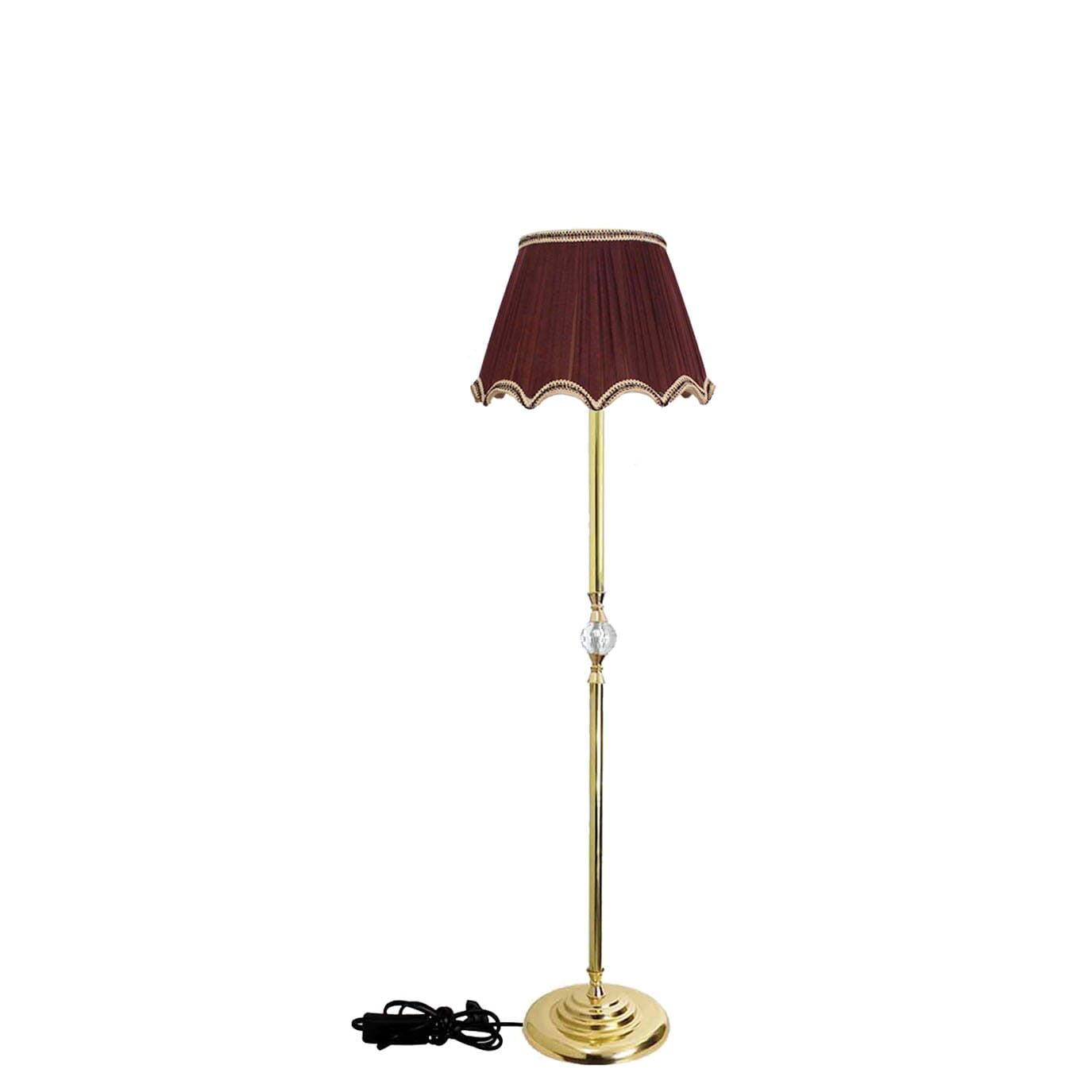 Metal Lambader Led Lighting, 1 Bulb, 150 Cm - Brown