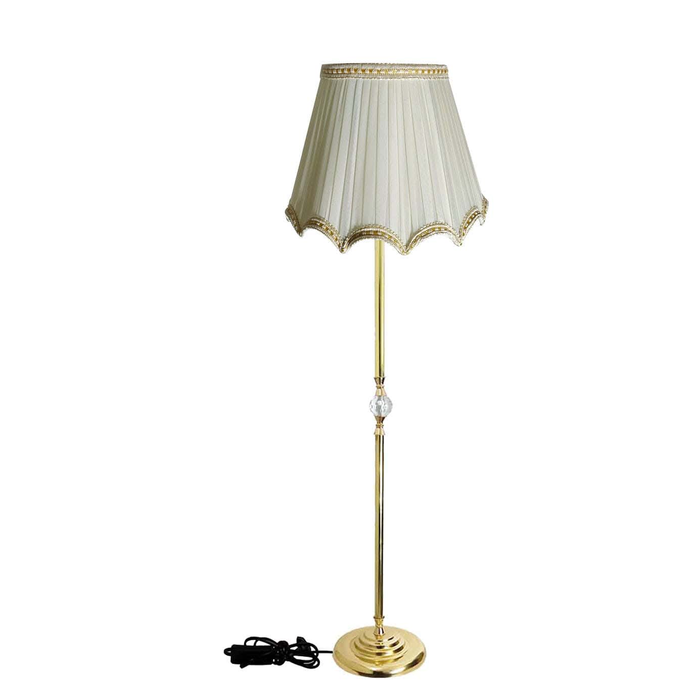 Metal Lambader Led Lighting, 1 Bulb, 150 Cm - Cream