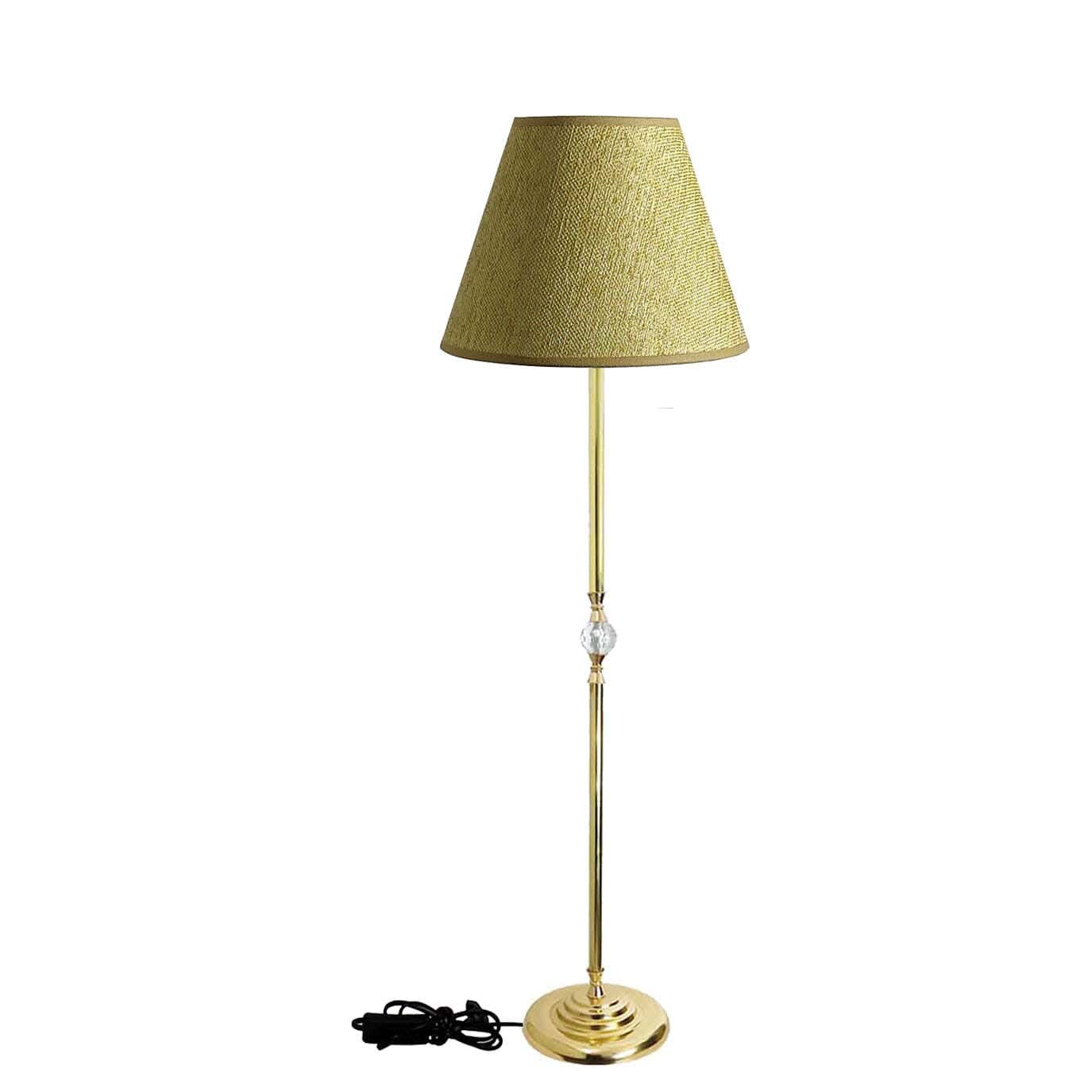 Metal Lambader Led Lighting, 1 Bulb, 150 Cm - Beige