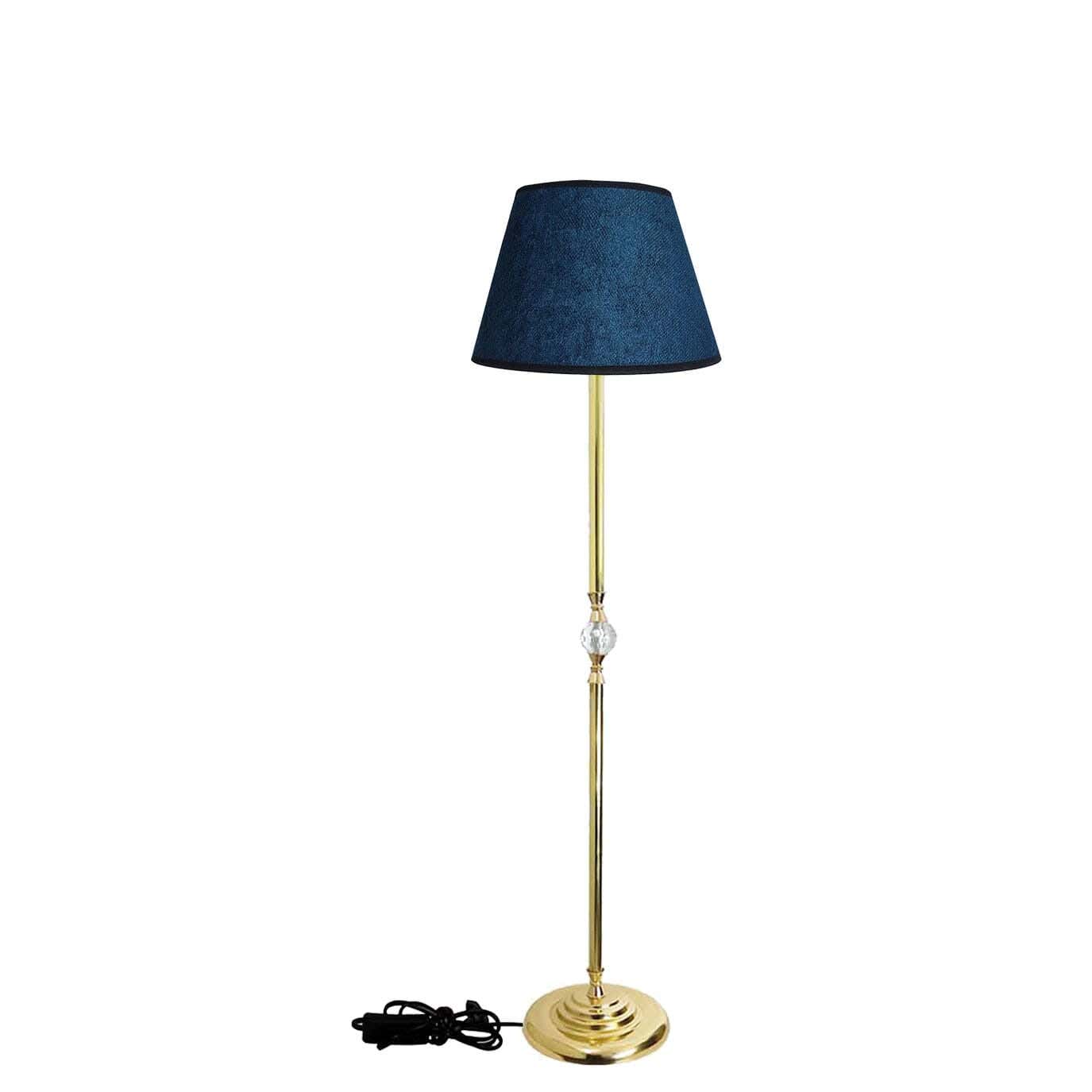 Metal Lambader Led Lighting, 1 Bulb, 150 Cm - Dark Blue