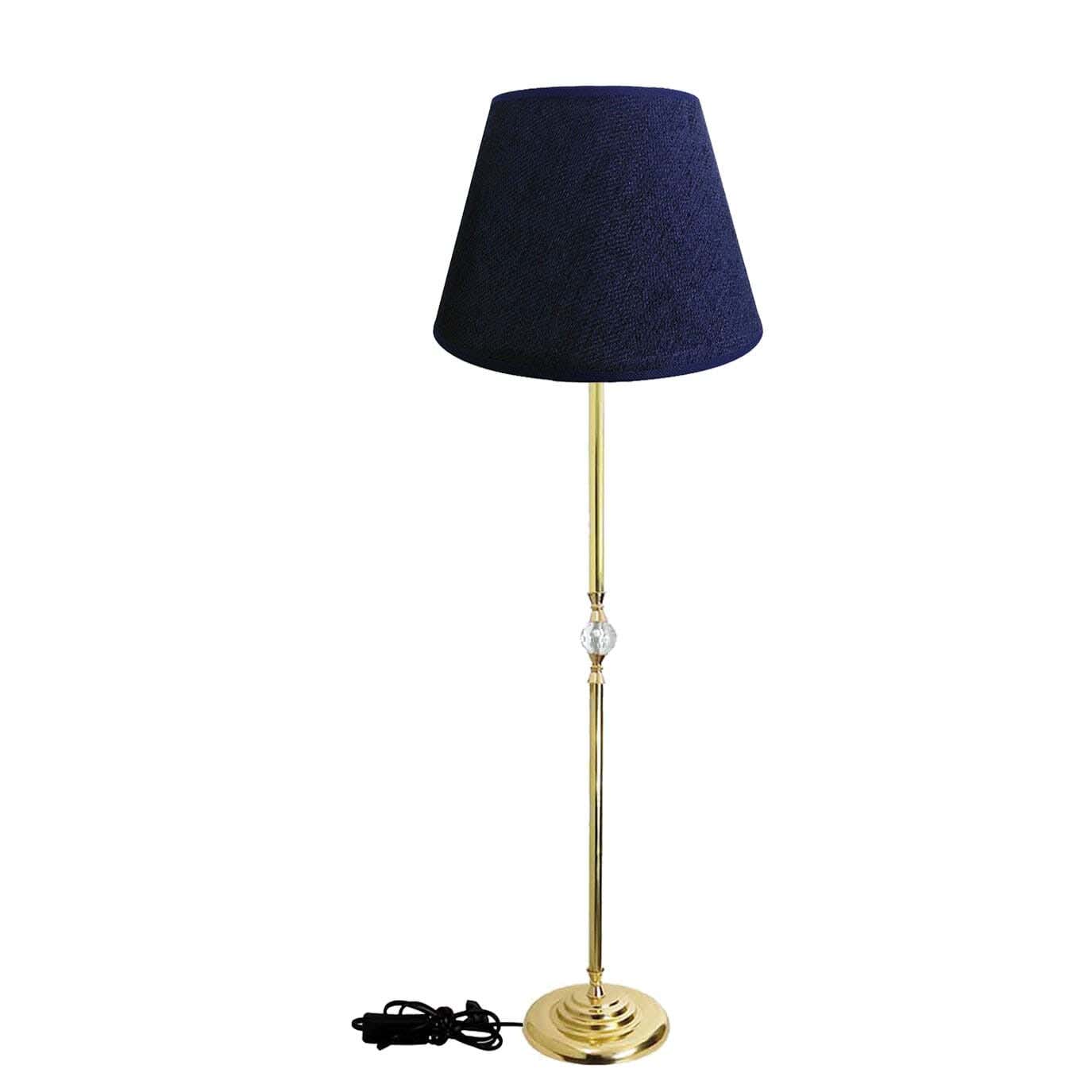 Metal Lambader Led Lighting, 1 Bulb, 150 Cm - Navy