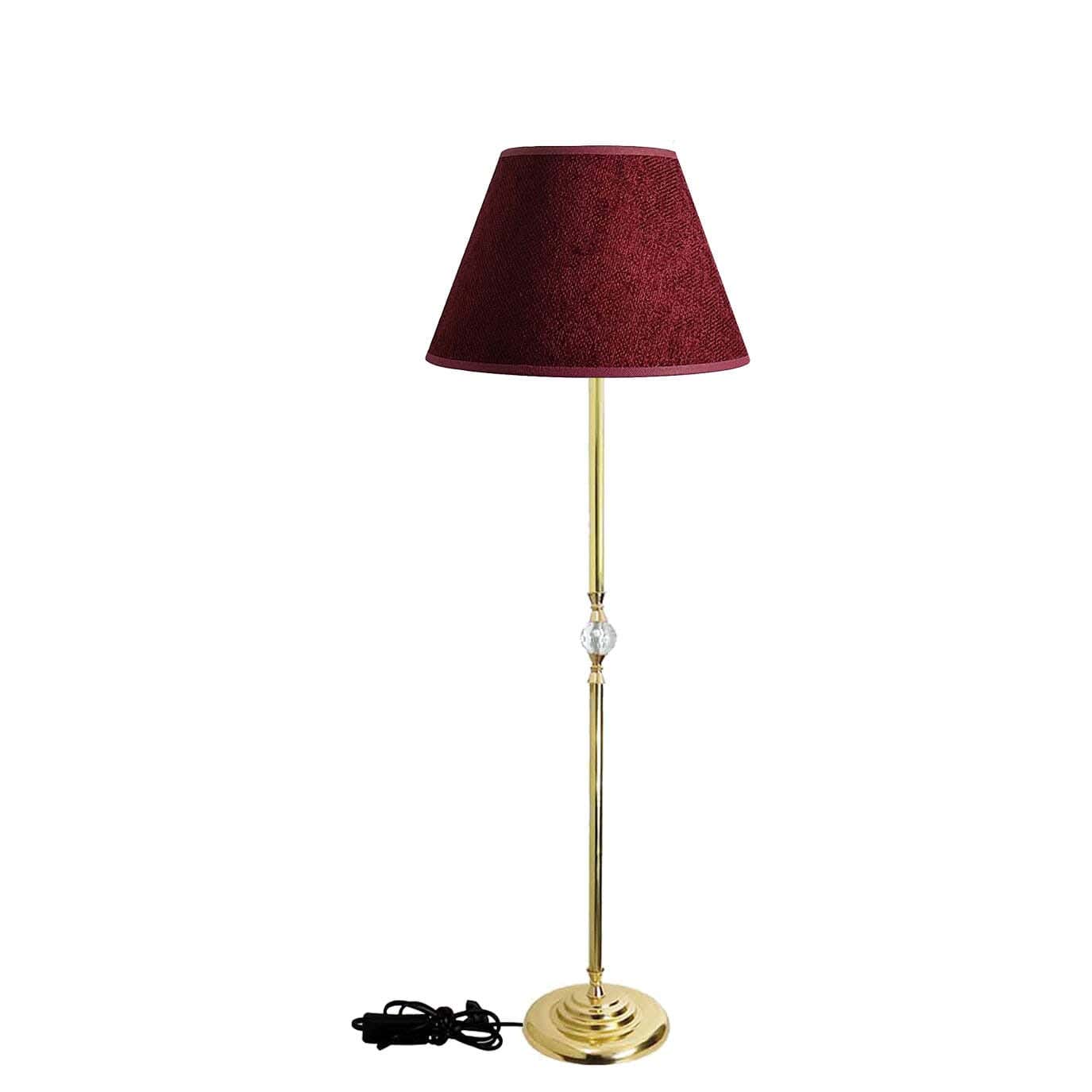 Metal Lambader Led Lighting, 1 Bulb, 150 Cm - Red