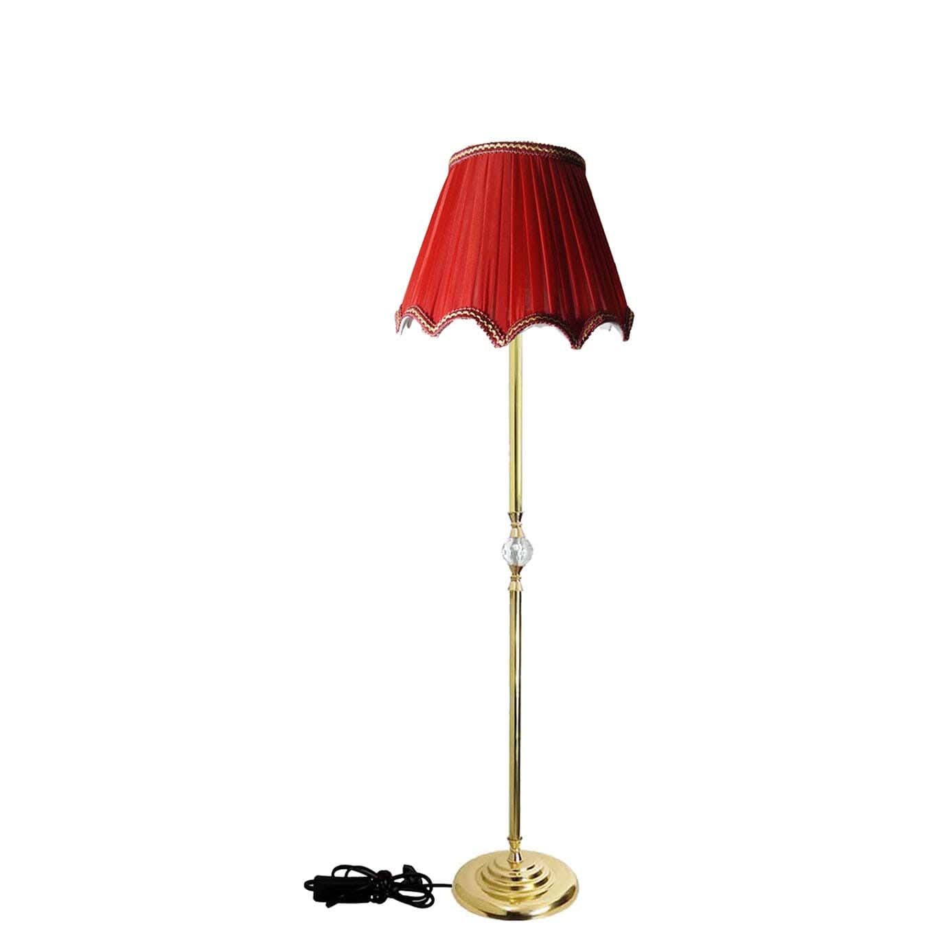 Metal Lambader Led Lighting, 1 Bulb, 150 Cm - Red