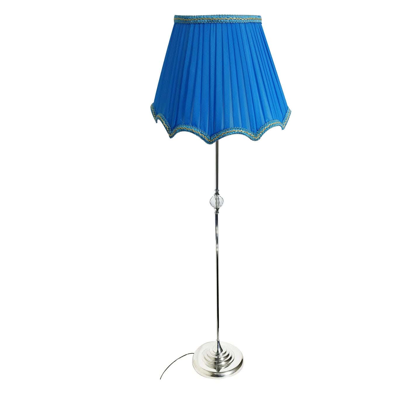 Metal Lambader Led Lighting, 1 Bulb, 150 Cm - Light Blue