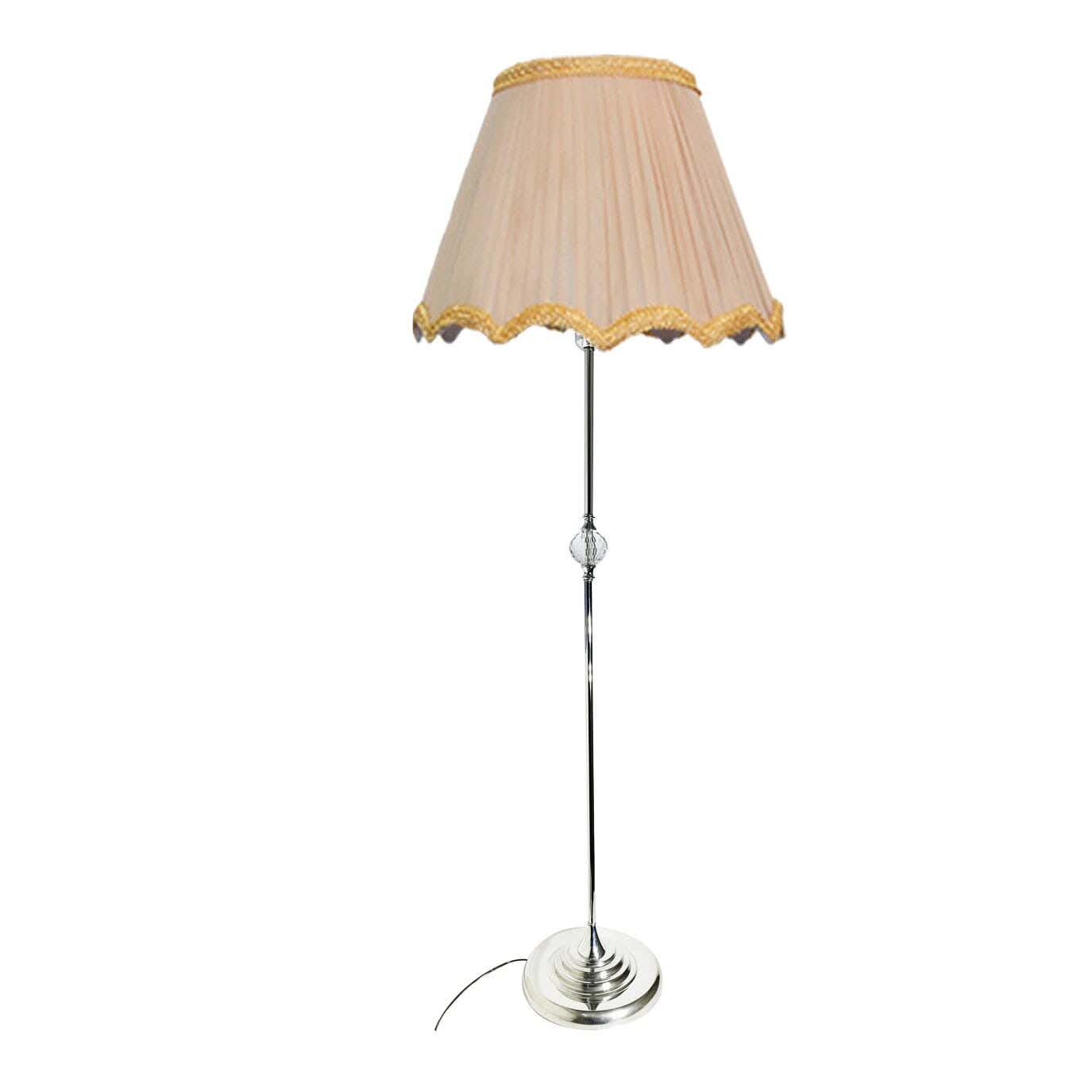 Metal Lambader Led Lighting, 1 Bulb, 150 Cm - Beige