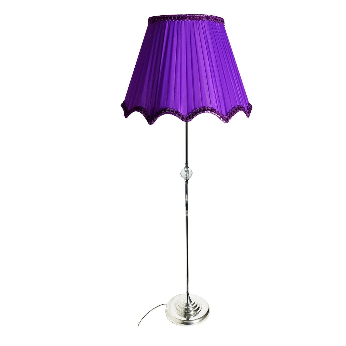 Metal Lambader Led Lighting, 1 Bulb, 150 Cm - Dark Purple
