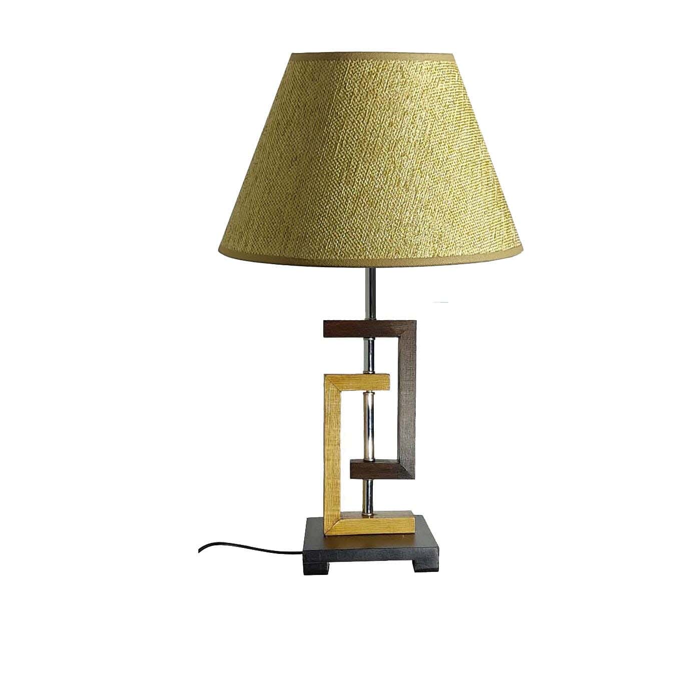Wood Lampshade Led Lighting, 1 Bulb, 75 Cm - Beige
