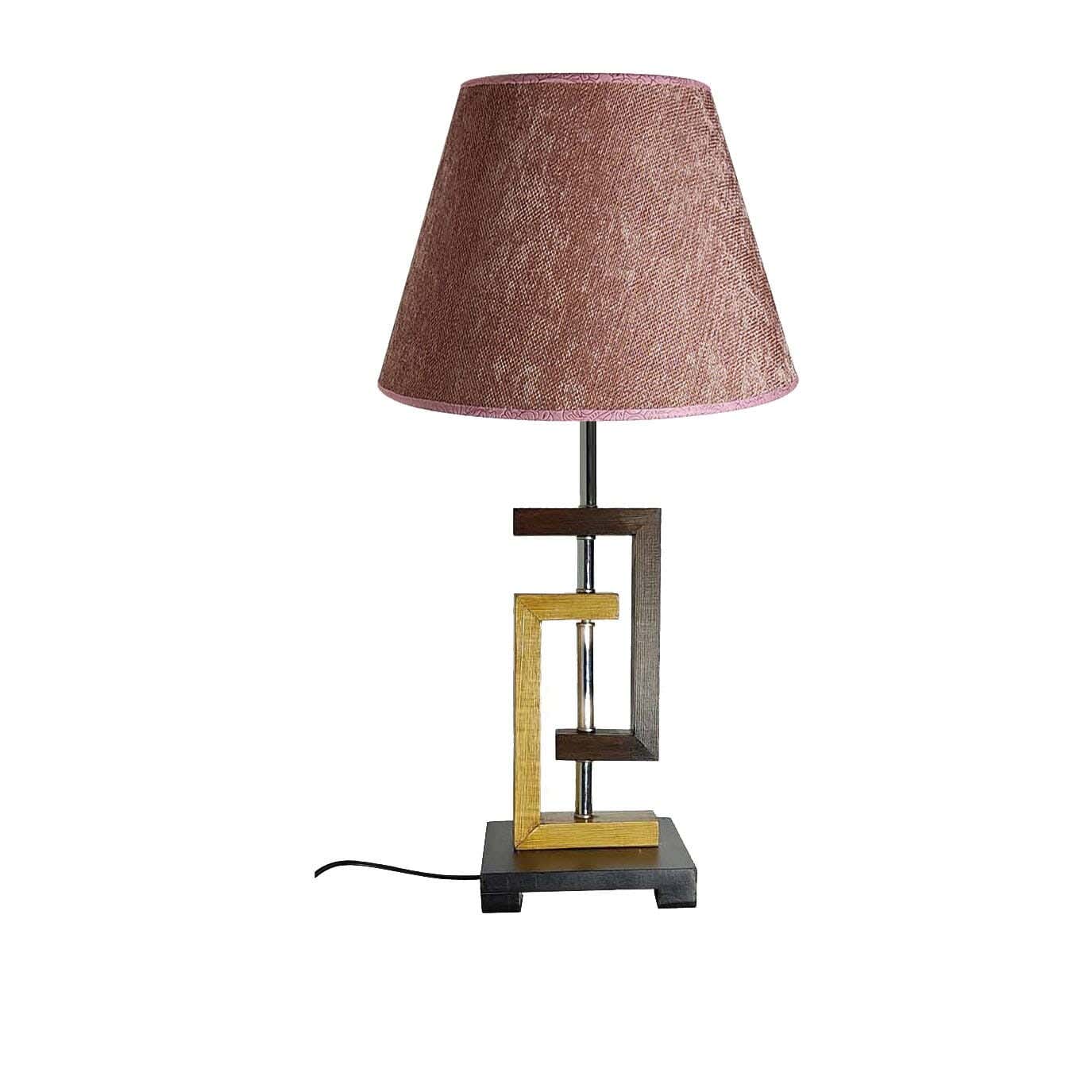 Wood Lampshade Led Lighting, 1 Bulb, 75 Cm - Cashmere
