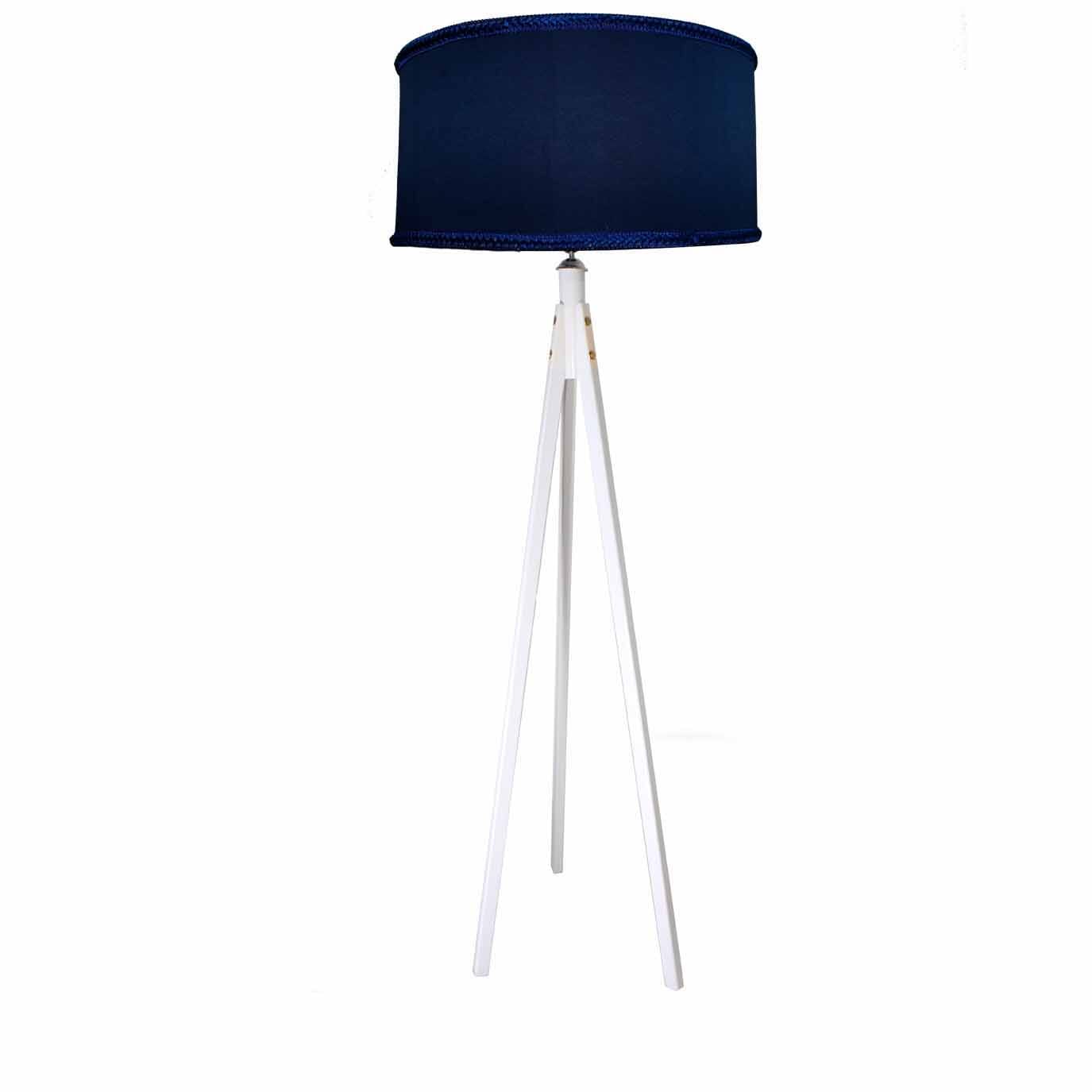 Wood Lambader Led Lighting, 1 Bulb, 150 Cm - Navy