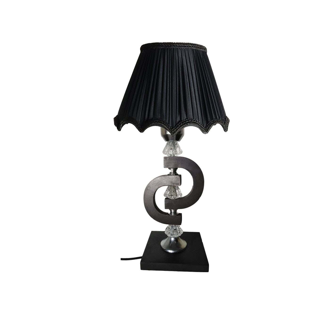Wood Lampshade Led Lighting, 1 Bulb, 50 Cm - Black
