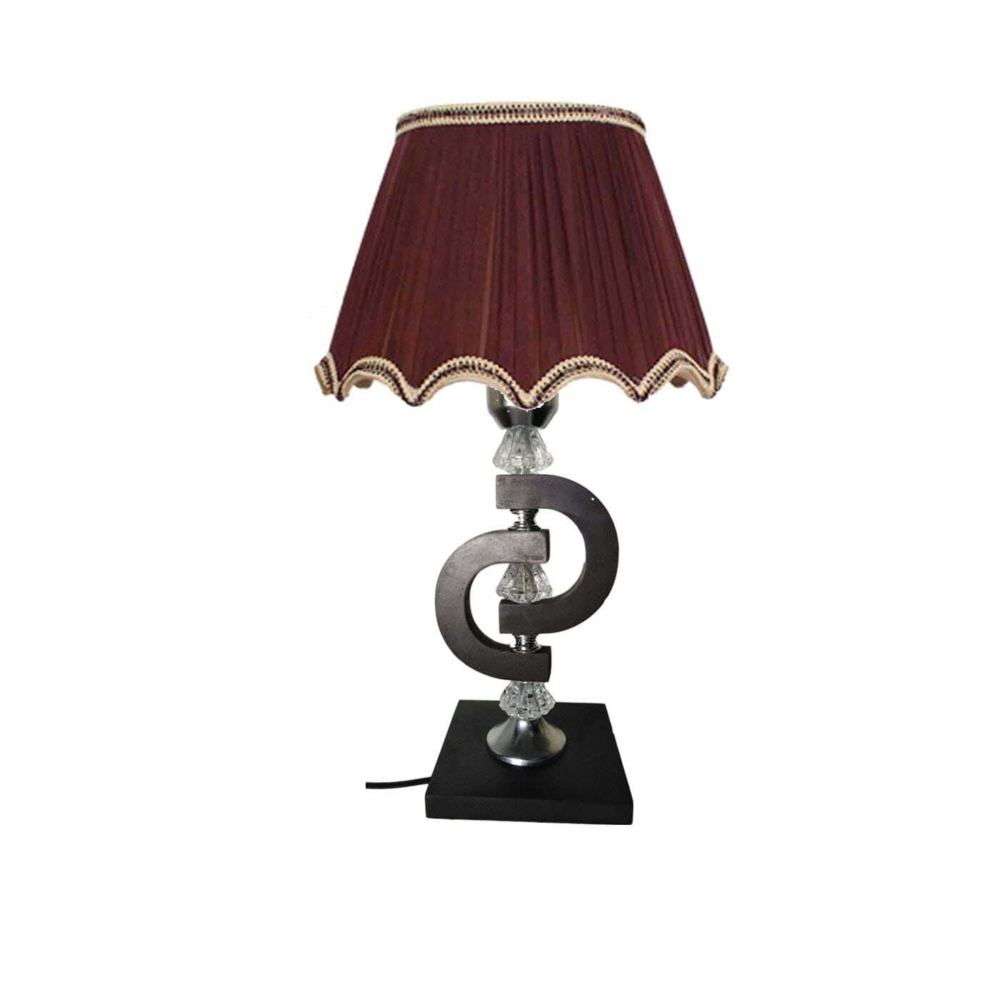 Wood Lampshade Led Lighting, 1 Bulb, 50 Cm - Brown