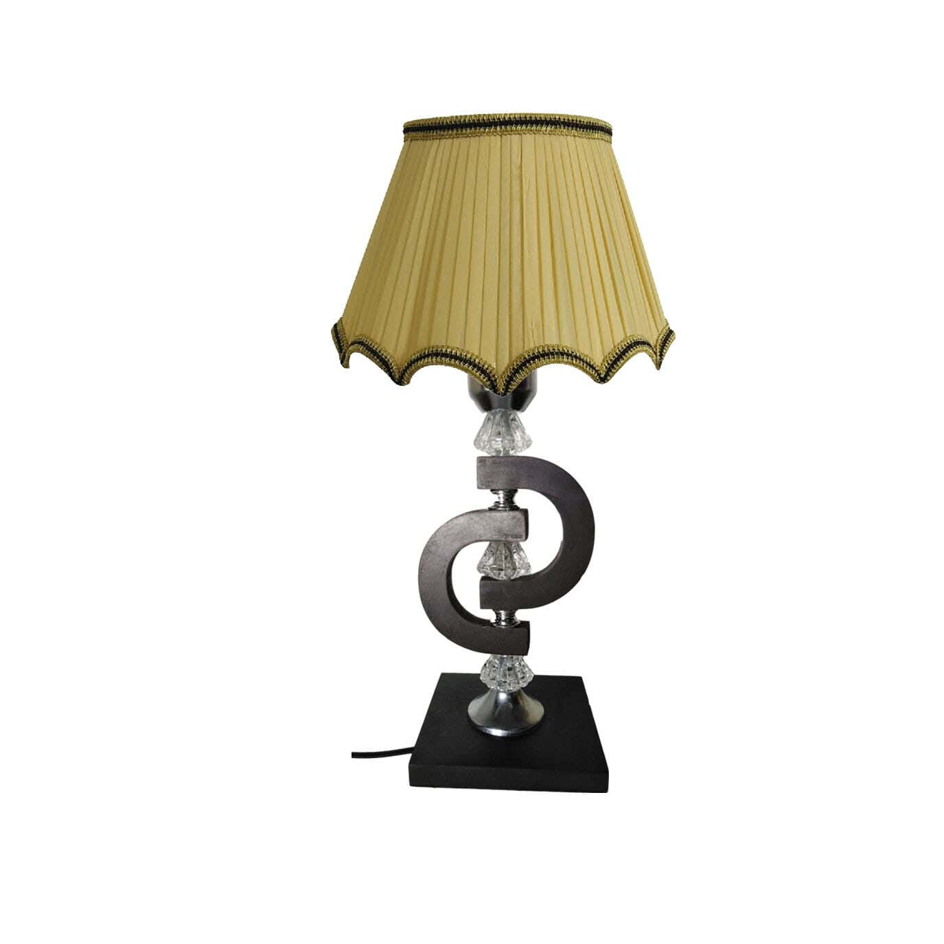 Wood Lampshade Led Lighting, 1 Bulb, 50 Cm - Dark Beige