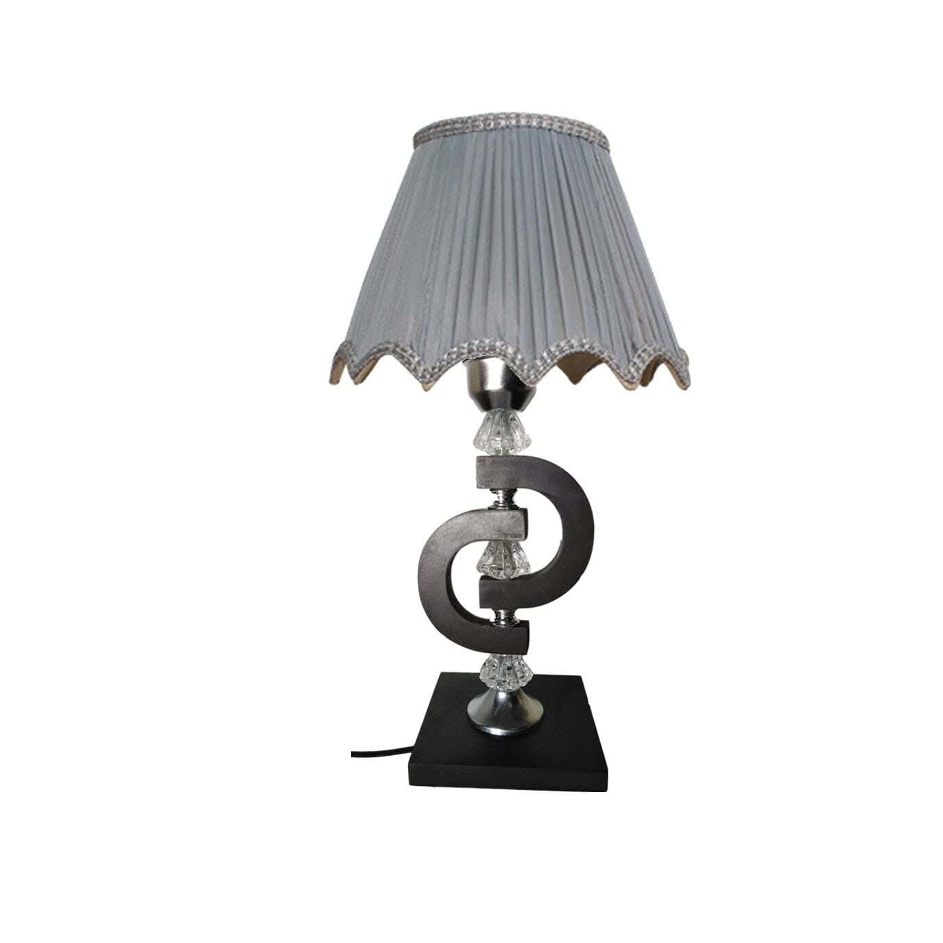 Wood Lampshade Led Lighting, 1 Bulb, 50 Cm - Grey