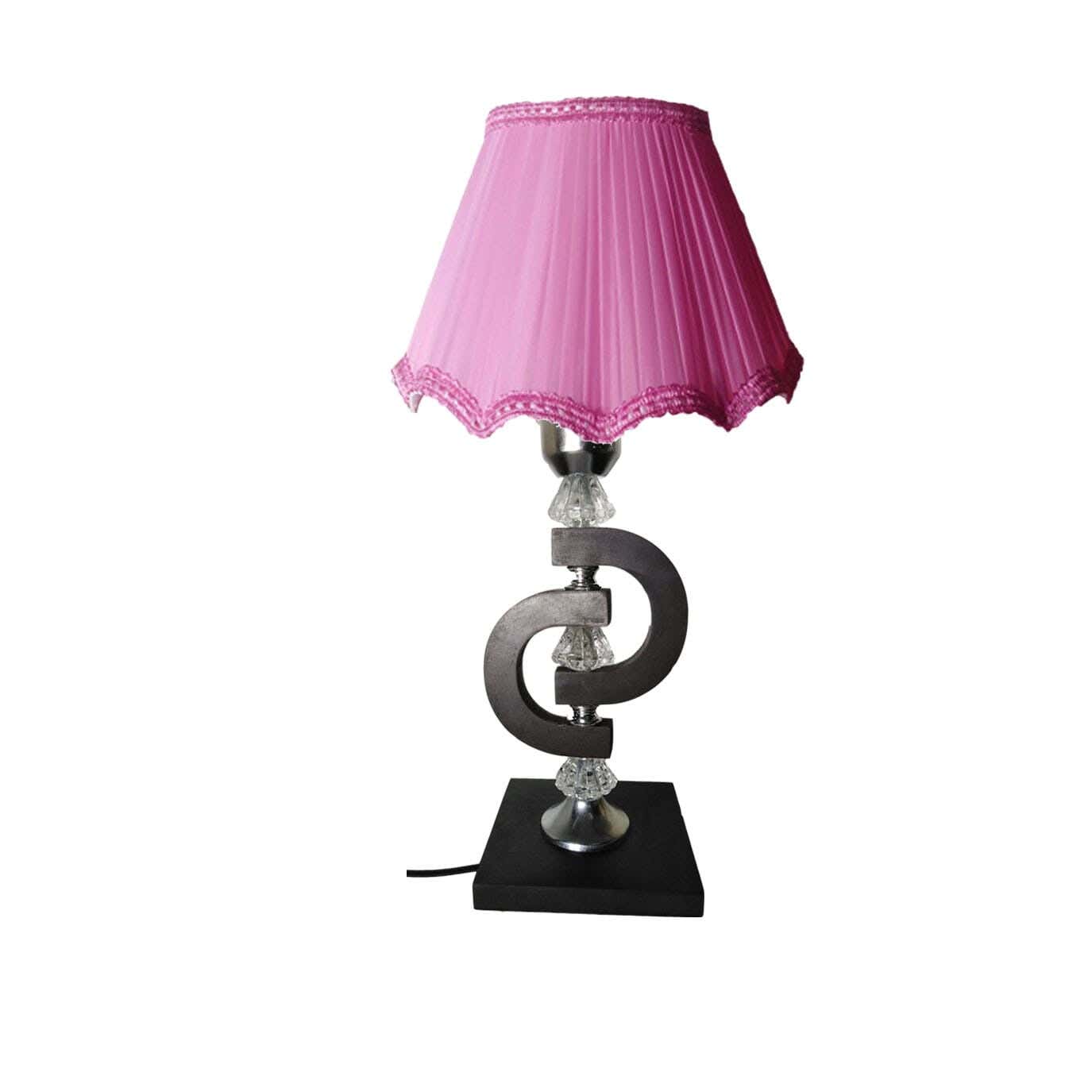 Wood Lampshade Led Lighting, 1 Bulb, 50 Cm - Rose