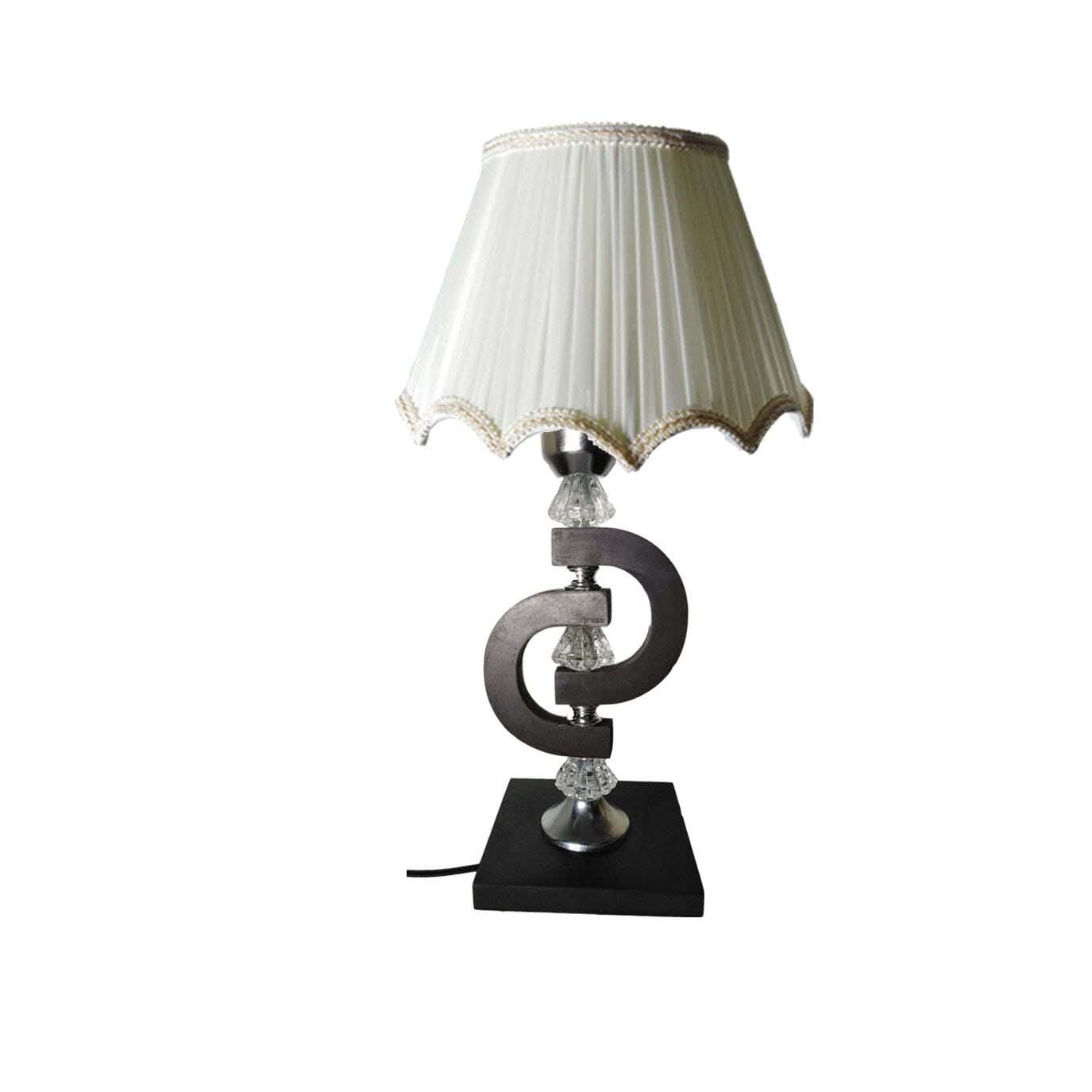 Wood Lampshade Led Lighting, 1 Bulb, 50 Cm - White