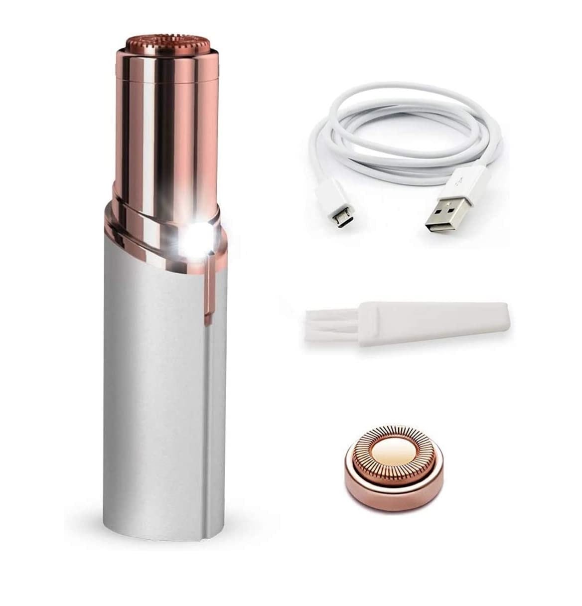 Hair Removal Pen For Women, Usb Rechargeable - White Gold