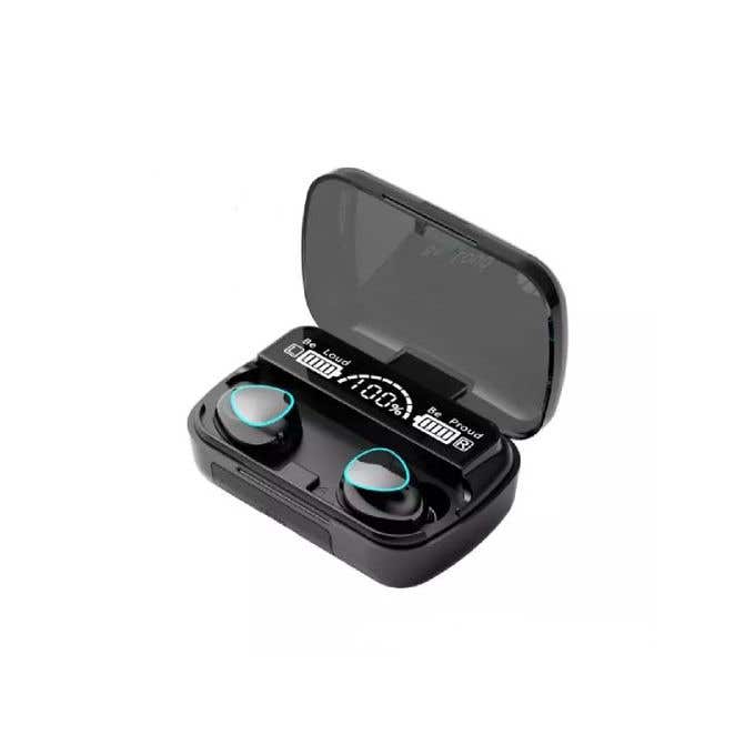 Wireless AirPods M10, Digital Display - Black