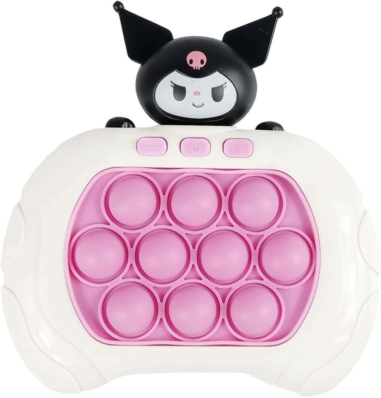 Quick Push Bubble Toy For Children, To Develop Skills - White And Purple
