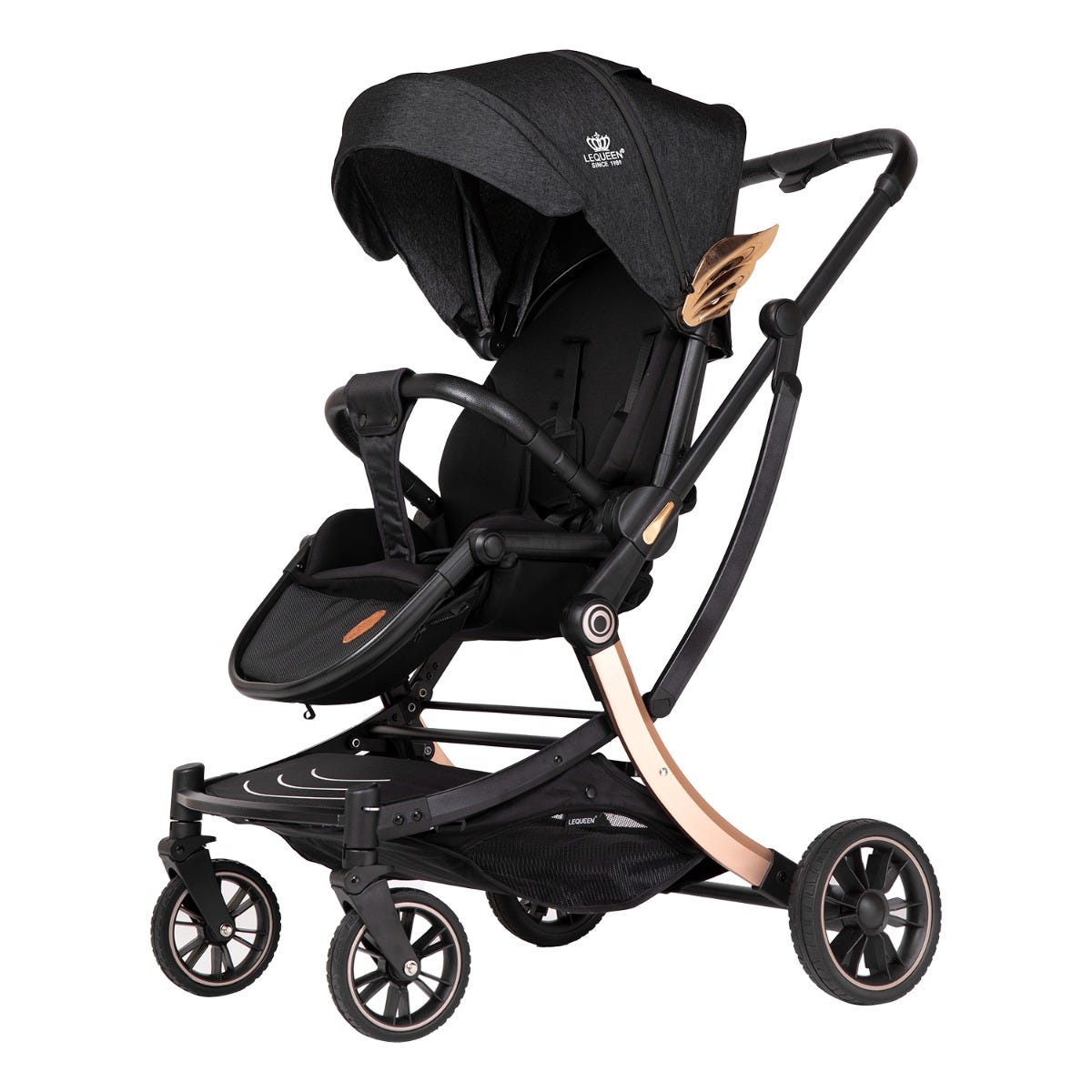 Get LeQueen Baby Stroller, Foldable, Weight Up To 50 Kg, 85 X 51 X ...