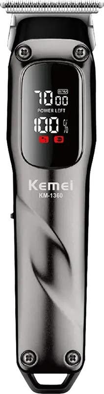 Kemei Multi-Purpose Electric Shaver for Men, KM-1360, Digital - Black
