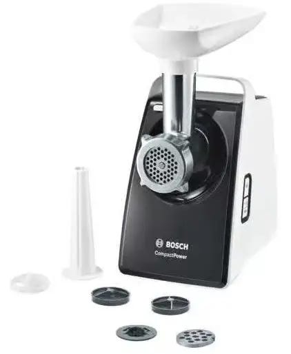 Bosch MFW3612A Compact Power Meat Grinder, 1600 watt - White Black