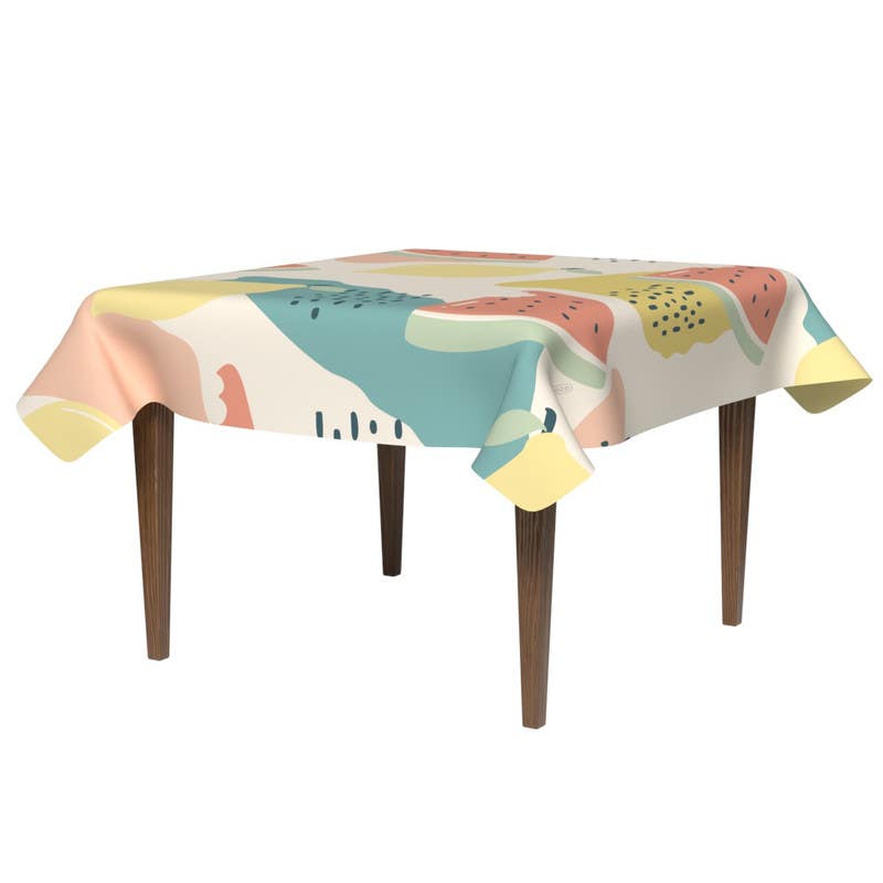 Polyester Tablecloth, 140×140 cm - Multicolor