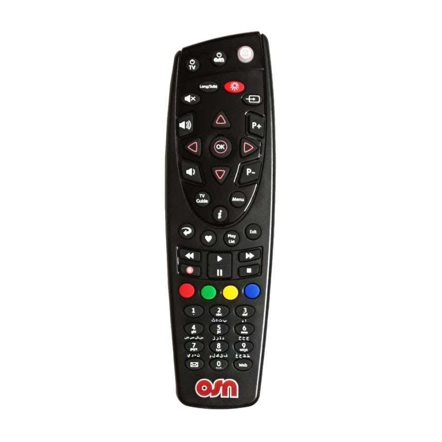 OSN Receiver Remote, Compatible With OSN Receiver - Black