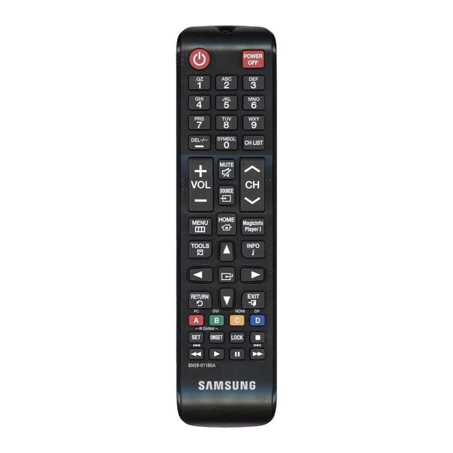 Samsung BN59-01180A Remote Control, Com.with Samsung Screen - Black