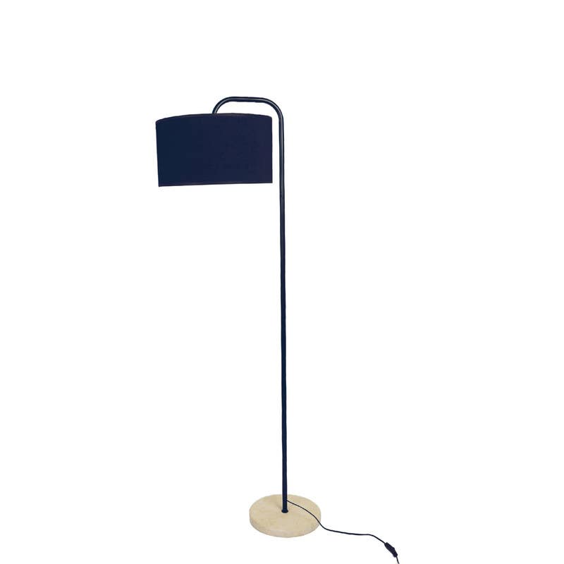 Modern lamp, metal, 180x40 cm, 1 bulb - black