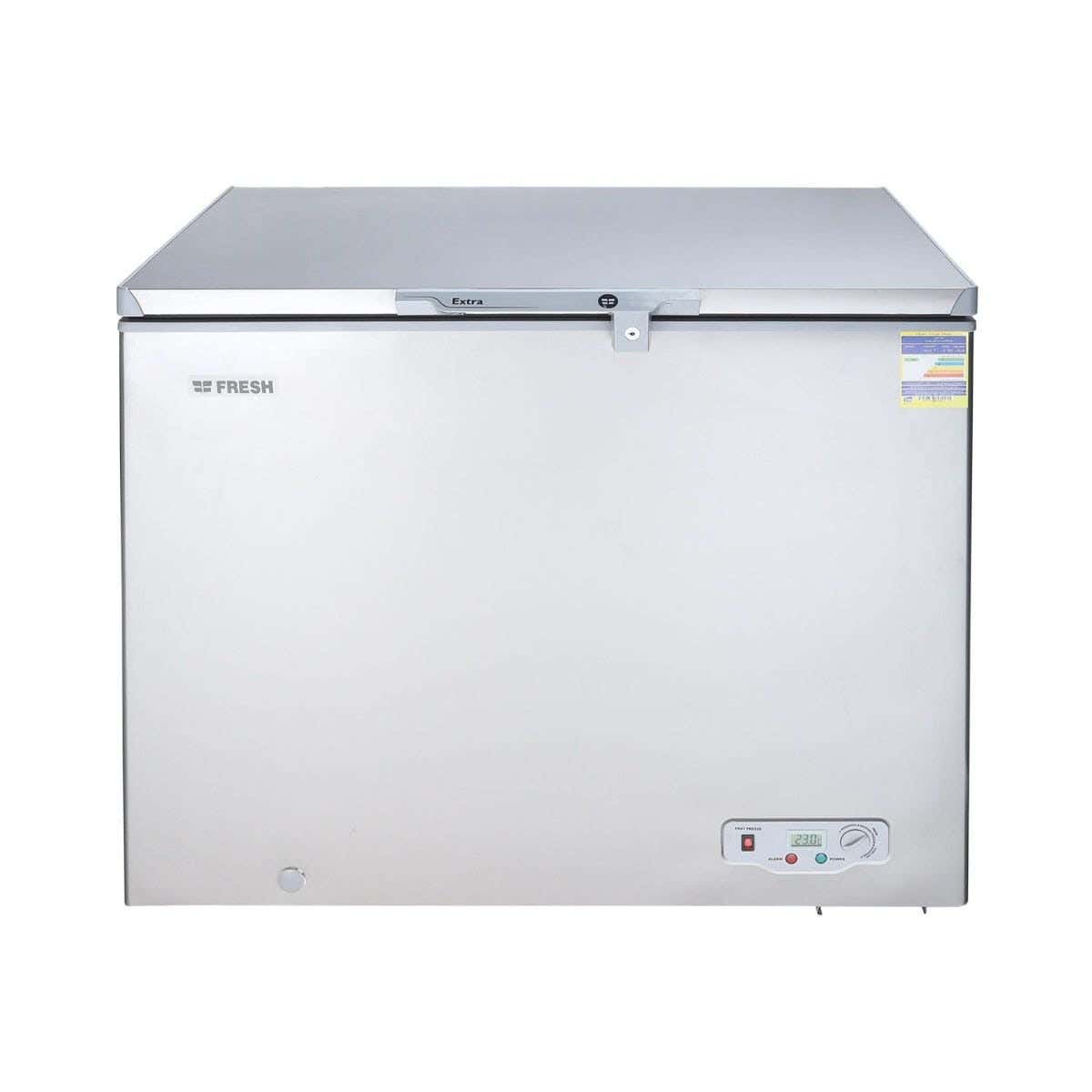 Fresh FDF-330 Horizontal Freezer, 255 Liter - Silver