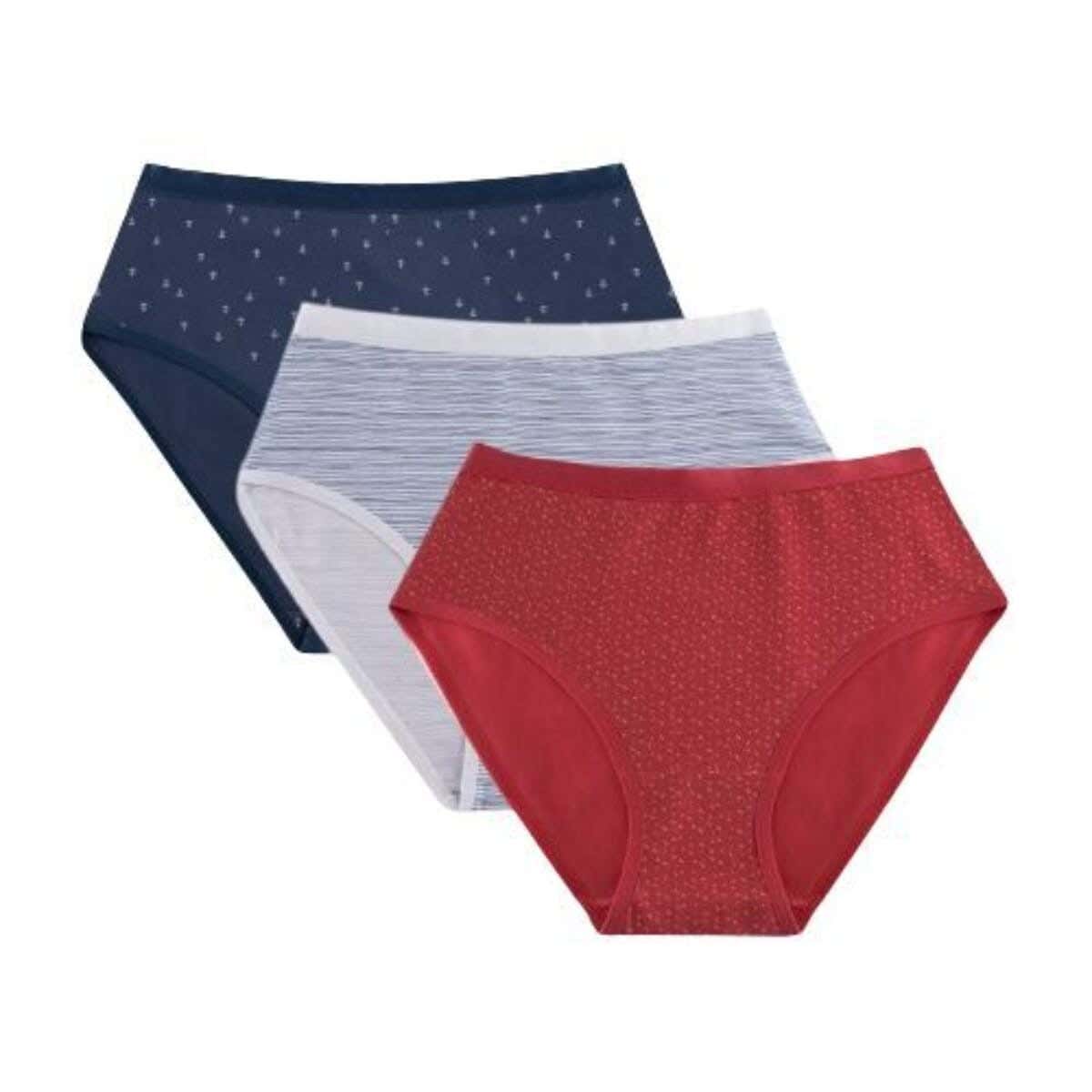 Dice Women's Underwear Set, Fabric, 3 Pieces, L - Multicolor