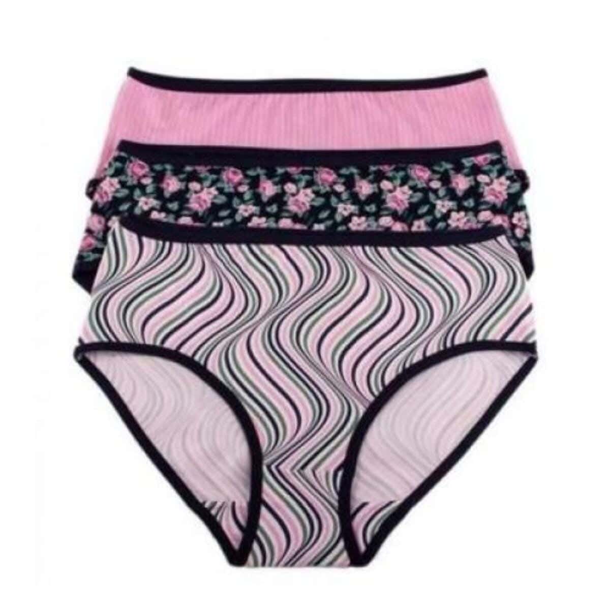 Dice Women's Underwear Set, Fabric, 3 Pieces, L - Multicolor