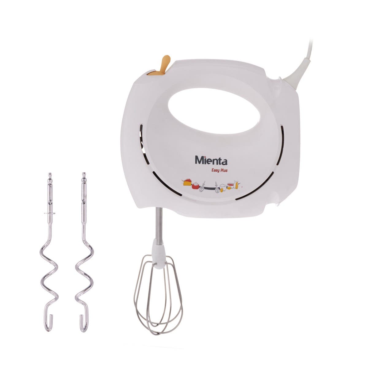 Mienta BT-BM1 Hand Mixer, 200 Watt - White