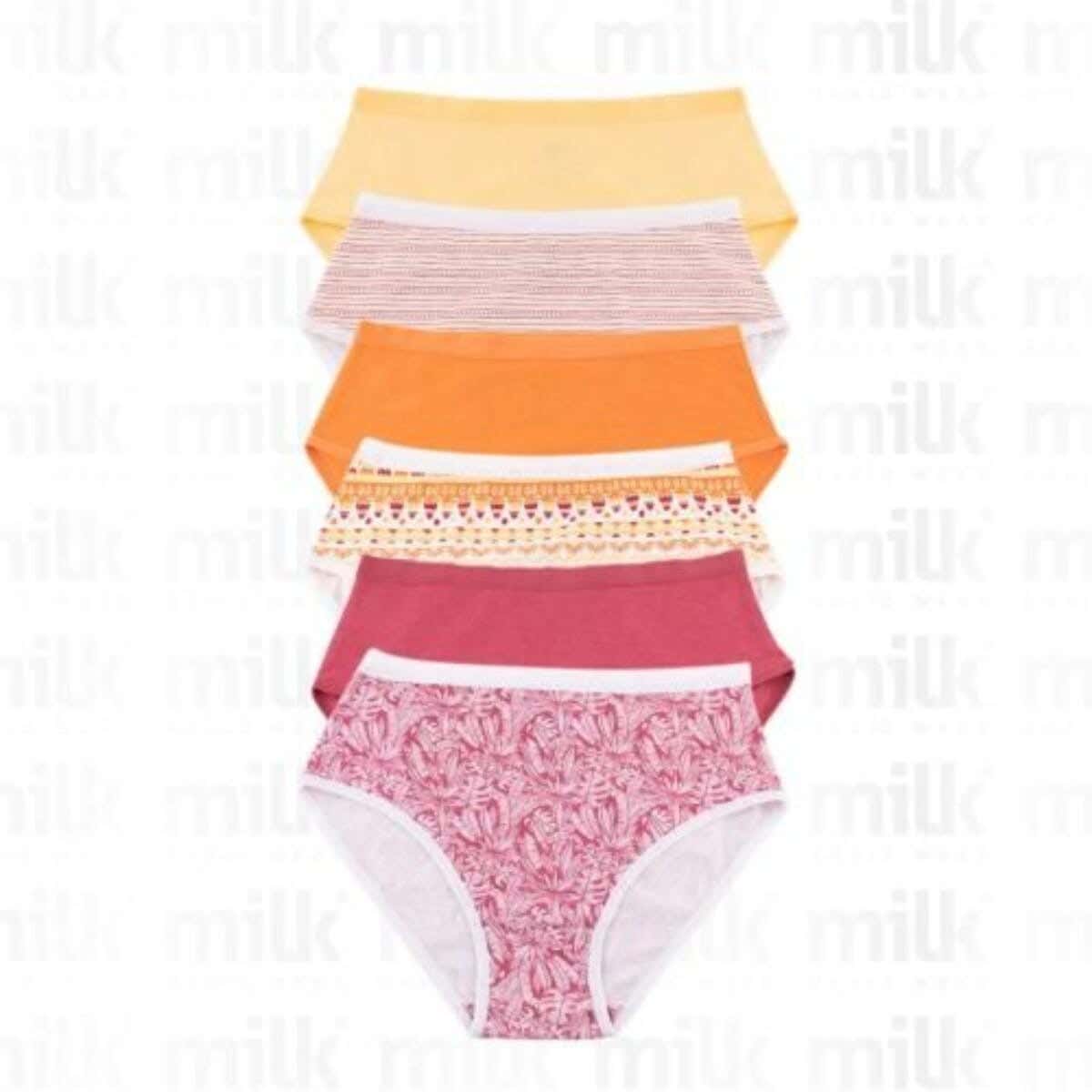 Dice Women's Underwear Set, Fabric, 6 Pieces, M - Multicolor