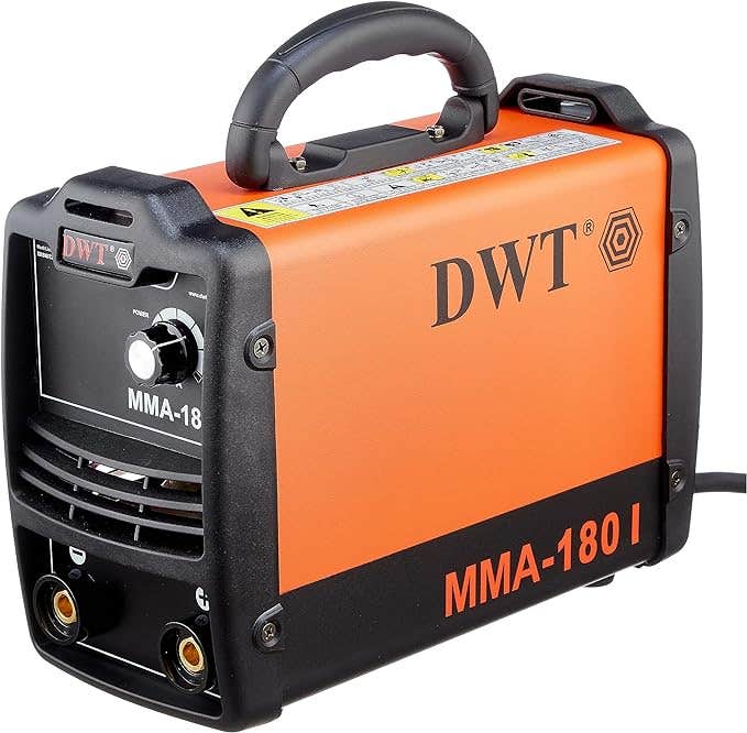 DWT MMA-180I Welding Machine, Single Phase Inverter, 140 AMP - Orange Black