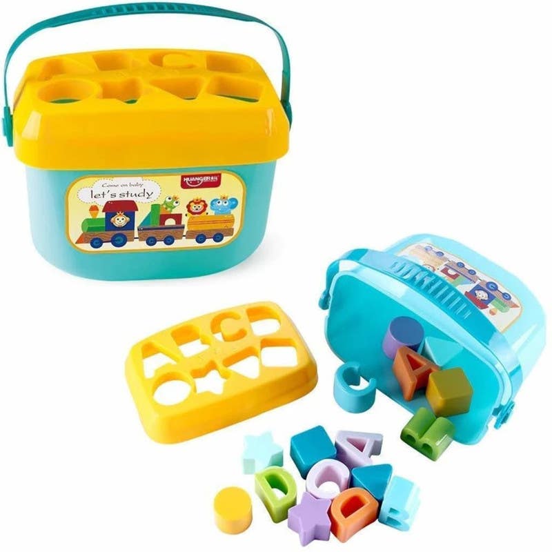 Plastic Shape Sorter Toy for Toddlers and Babies- Multicolor