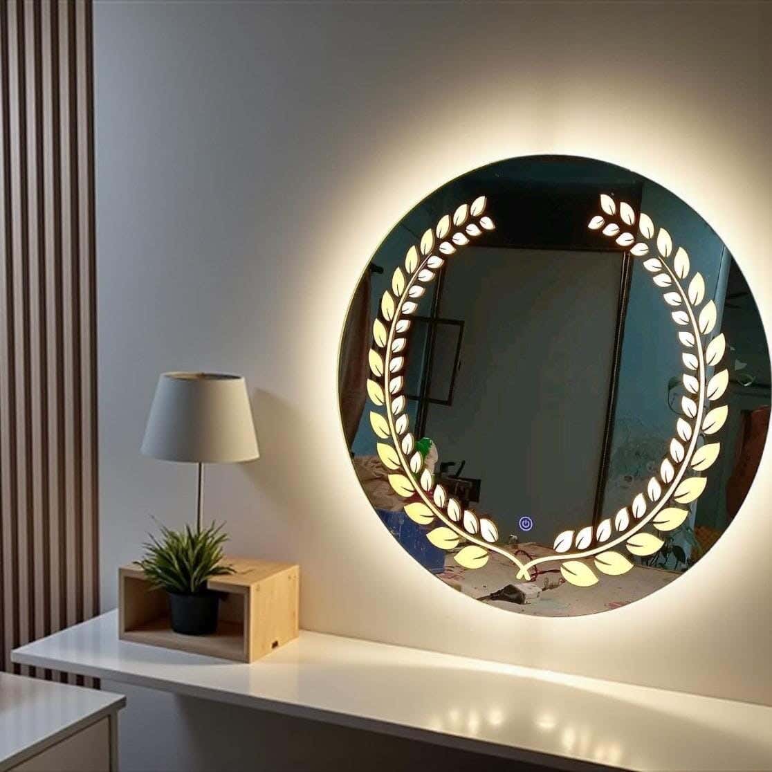Lionhose LED Touch Glass Mirrors, 70 x 70 cm