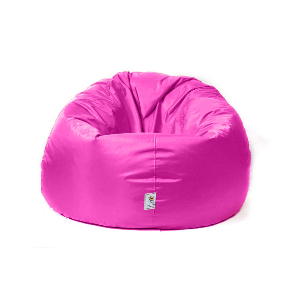 Waterproof Fabric Bean Bag, 80×97 cm - Fuchsia