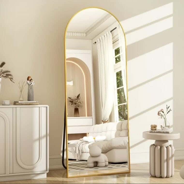 Glass Stand Mirror, 65 × 180 Cm