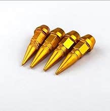 Aluminum Tire Valve Cap, 4.5, 4 Pieces, Gold