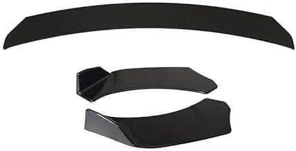 Plastic Front Rickie Set, Fits all cars, 3 Pieces, Black