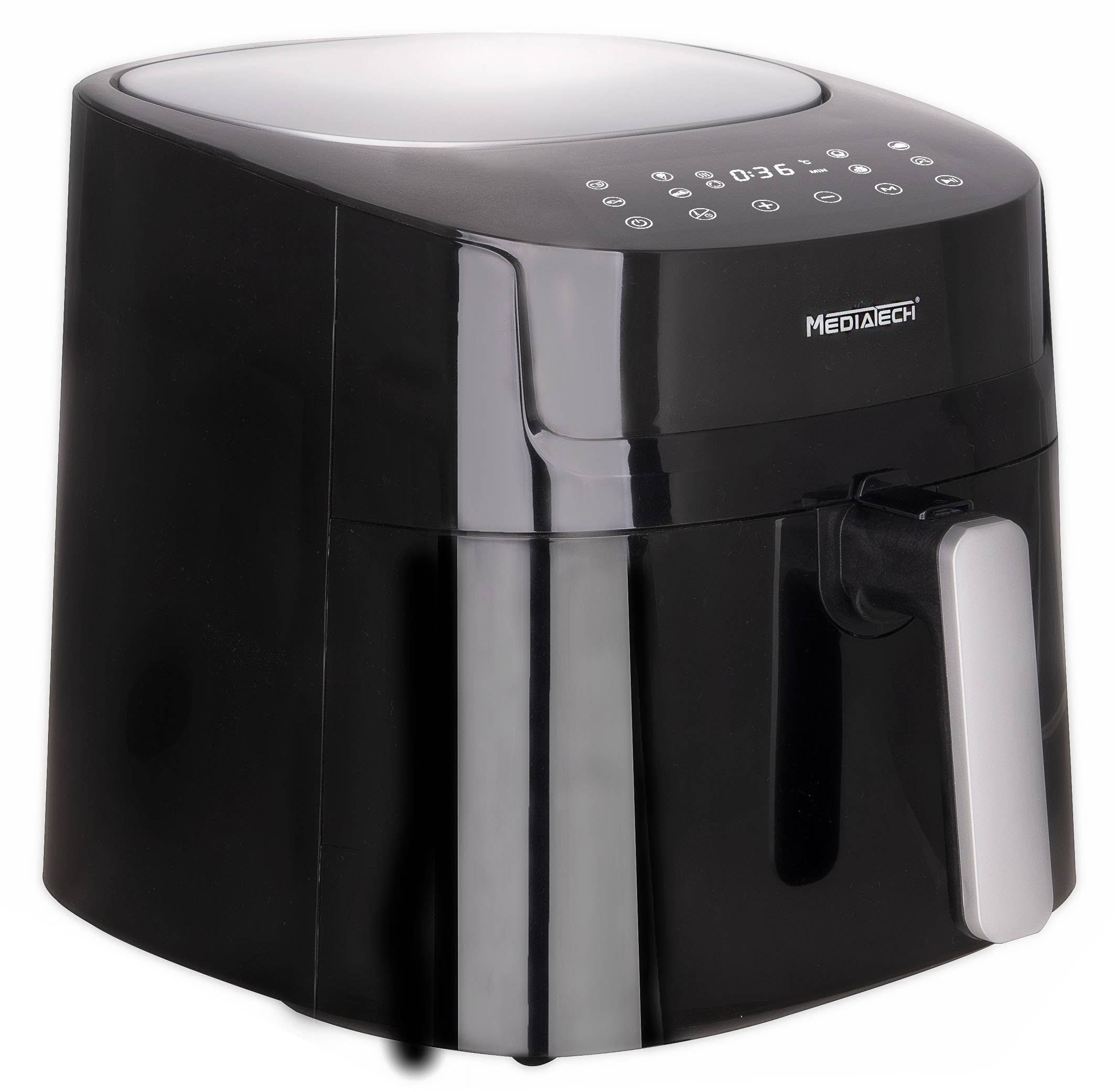 Media Tech MT-AF2000 Digital Air Fryer, 7.2Liter, 1800 Watt- Black