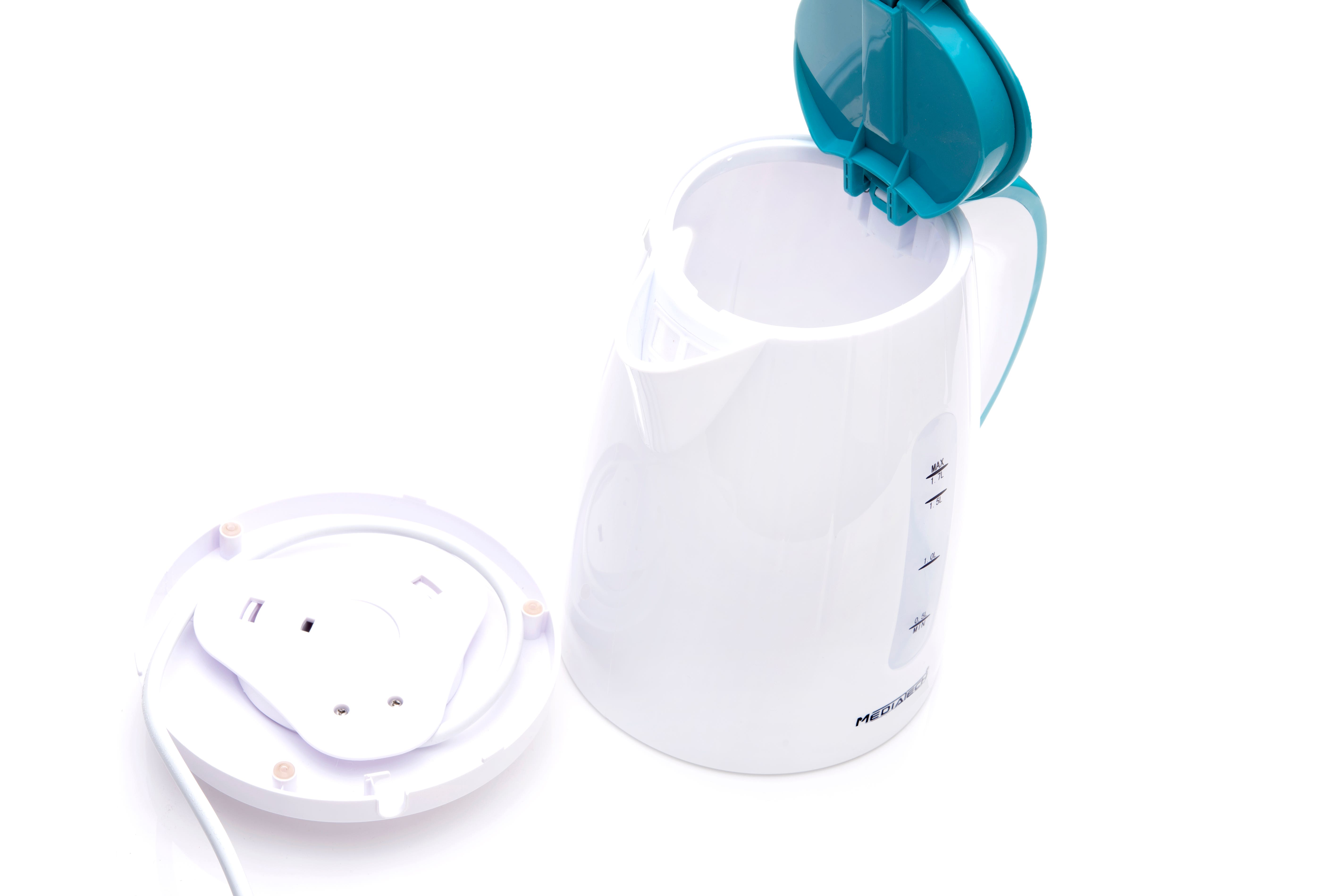 Media Tech mt-k199 Electric Kettle, 1850 watt 1.7 Liter - White