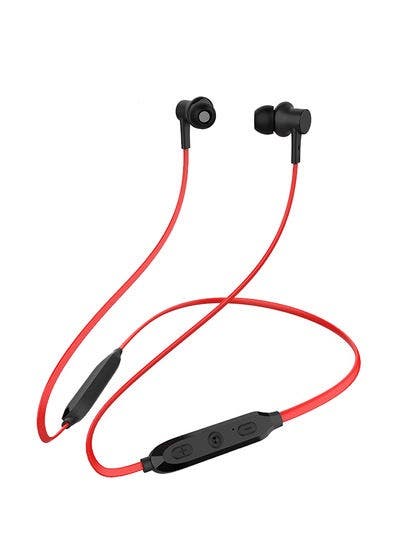 Celebrity A19B Wireless Neckband Bluetooth Earphone - Black Red