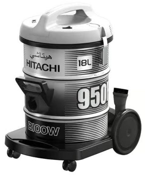 Hitachi CV-950F Vacuum Cleaner, 2100 watt - Black Silver