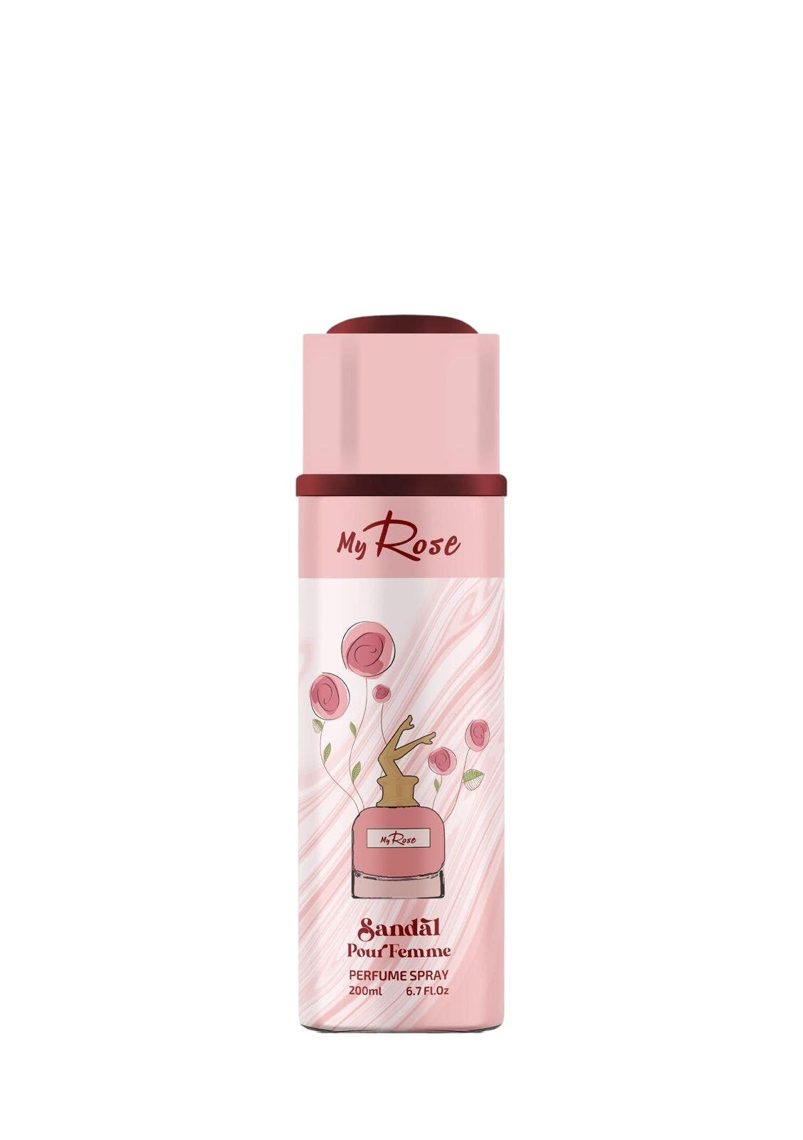 My Rose Sandal Pour Femme Perfume Body Spray - 200ml