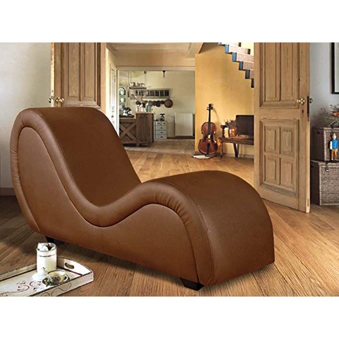 Red Beech Chaise longue, 80×45×165 cm - Brown